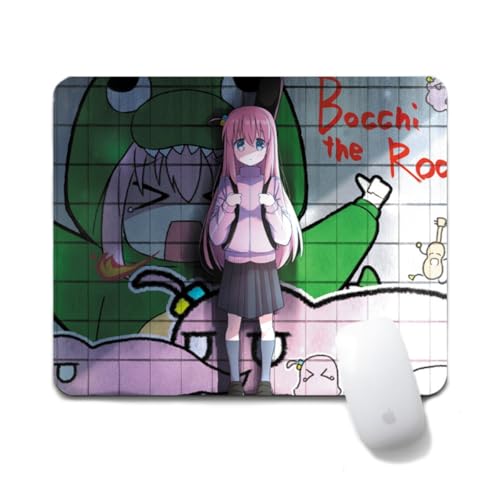 Dongsea Gotoh Hitori Anime Mousepad – 20x24cm (7.8x9.4 Zoll) – Ultra-Glatte Oberfläche & Anti-Rutsch-Gummi für PC, Laptop & Gaming (Gotoh Hitori 5) von Dongsea