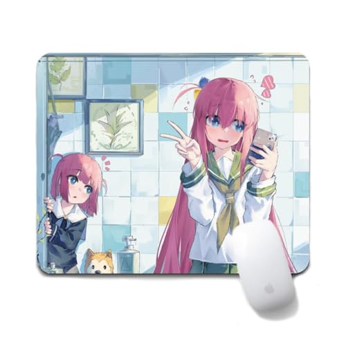 Dongsea Gotoh Hitori Anime Mousepad – 20x24cm (7.8x9.4 Zoll) – Ultra-Glatte Oberfläche & Anti-Rutsch-Gummi für PC, Laptop & Gaming (Gotoh Hitori 6) von Dongsea
