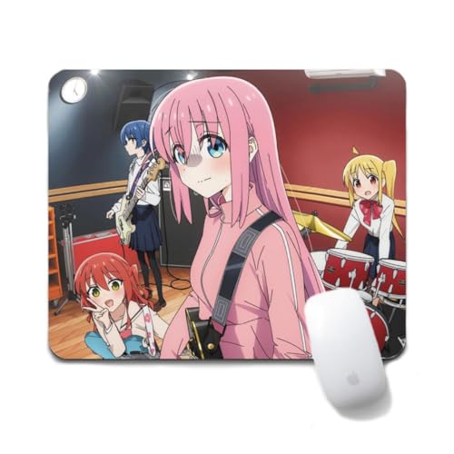 Dongsea Gotoh Hitori Anime Mousepad – 20x24cm (7.8x9.4 Zoll) – Ultra-Glatte Oberfläche & Anti-Rutsch-Gummi für PC, Laptop & Gaming (Group Photo 8) von Dongsea