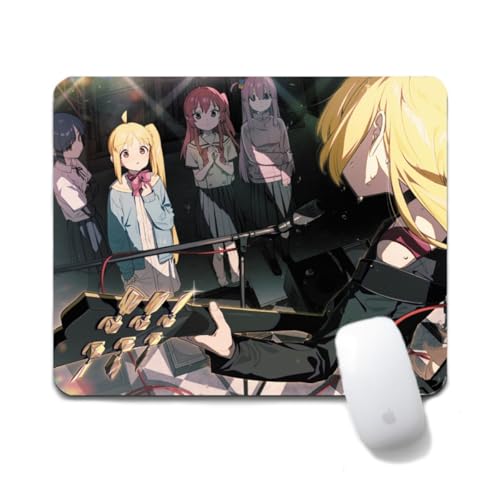 Dongsea Gotoh Hitori Anime Mousepad – 20x24cm (7.8x9.4 Zoll) – Ultra-Glatte Oberfläche & Anti-Rutsch-Gummi für PC, Laptop & Gaming (Ijichi Nijika) von Dongsea