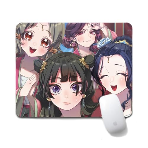 Dongsea Jinshi Maomao Anime Mousepad – 20x24cm (7.8x9.4 Zoll) – Ultra-Glatte Oberfläche & Anti-Rutsch-Gummi für PC, Laptop & Gaming (Group Photo 5) von Dongsea