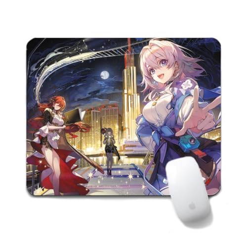 Dongsea March 7th Anime Mousepad – 20x24cm (7.8x9.4 Zoll) – Ultra-Glatte Oberfläche & Anti-Rutsch-Gummi für PC, Laptop & Gaming (March 7th 4) von Dongsea