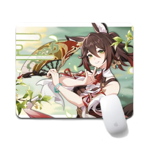 Dongsea March 7th Anime Mousepad – 20x24cm (7.8x9.4 Zoll) – Ultra-Glatte Oberfläche & Anti-Rutsch-Gummi für PC, Laptop & Gaming (Tingyun) von Dongsea