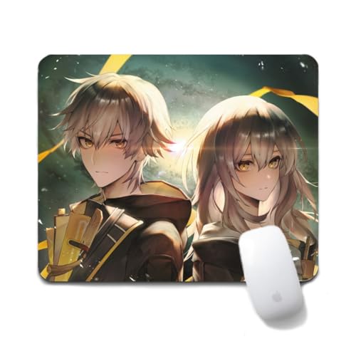 Dongsea March 7th Anime Mousepad – 20x24cm (7.8x9.4 Zoll) – Ultra-Glatte Oberfläche & Anti-Rutsch-Gummi für PC, Laptop & Gaming (Trailblazer Caelus&Stelle 2) von Dongsea