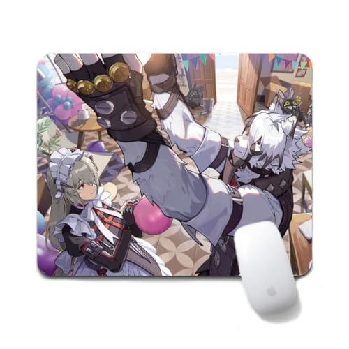 Dongsea Nicole Demara Anime Mousepad – 20x24cm (7.8x9.4 Zoll) – Ultra-Glatte Oberfläche & Anti-Rutsch-Gummi für PC, Laptop & Gaming (Von Lycaon 1) von Dongsea