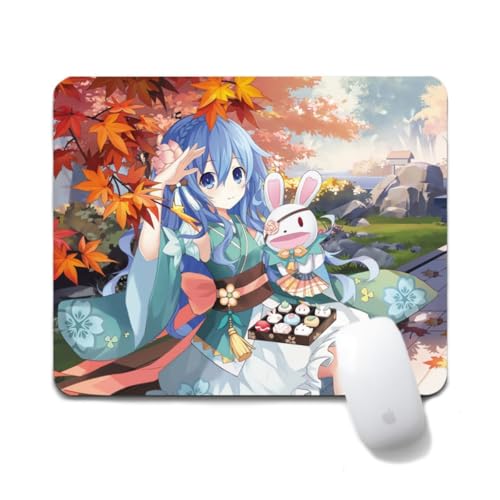 Dongsea Tokisaki Kurumi Anime Mousepad – 20x24cm (7.8x9.4 Zoll) – Ultra-Glatte Oberfläche & Anti-Rutsch-Gummi für PC, Laptop & Gaming (Himekawa Yoshino 1) von Dongsea
