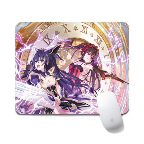 Dongsea Tokisaki Kurumi Anime Mousepad – 20x24cm (7.8x9.4 Zoll) – Ultra-Glatte Oberfläche & Anti-Rutsch-Gummi für PC, Laptop & Gaming (Stil 4) von Dongsea