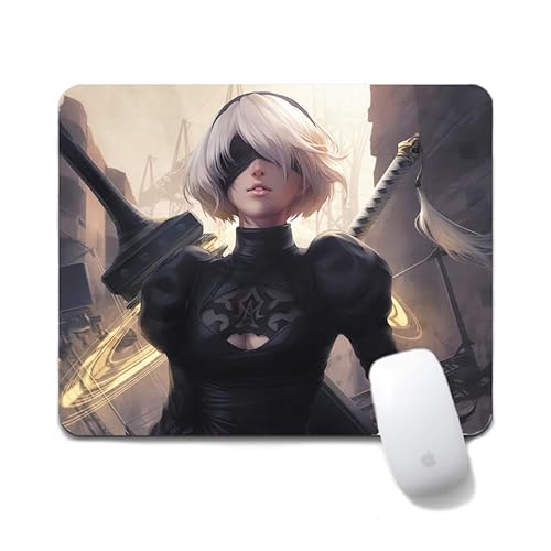 Dongsea Yorha No. 2 Type B Anime Mousepad – 20x24cm (7.8x9.4 Zoll) – Ultra-Glatte Oberfläche & Anti-Rutsch-Gummi für PC, Laptop & Gaming (Type B 7) von Dongsea