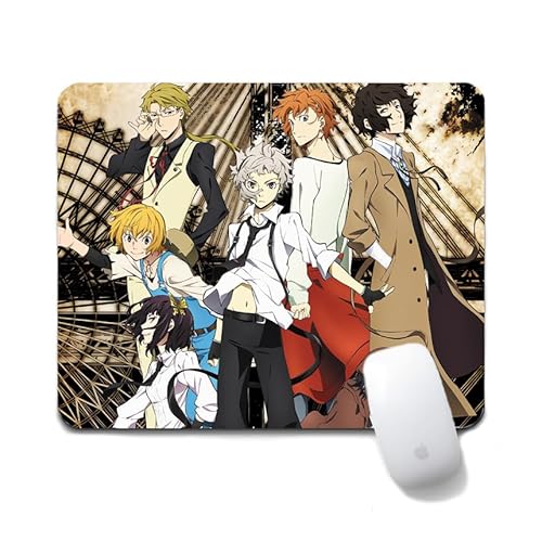 Dongsea dazai osamu Anime Mousepad – 20x24cm (7.8x9.4 Zoll) – Ultra-Glatte Oberfläche & Anti-Rutsch-Gummi für PC, Laptop & Gaming (Group Photo 1) von Dongsea