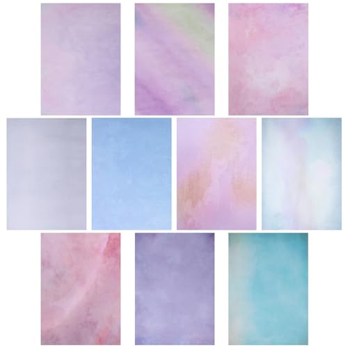 100 Blatt DIN A4 Aquarell-Briefpapier mit 10 Motiven, beidseitig bedruckt, Druckerpapier 100 Blatt DIN A4 Aquarell-Briefpapier mit 10 Motiven, beidseitig bedruckt, Druckerpapier von Donindis