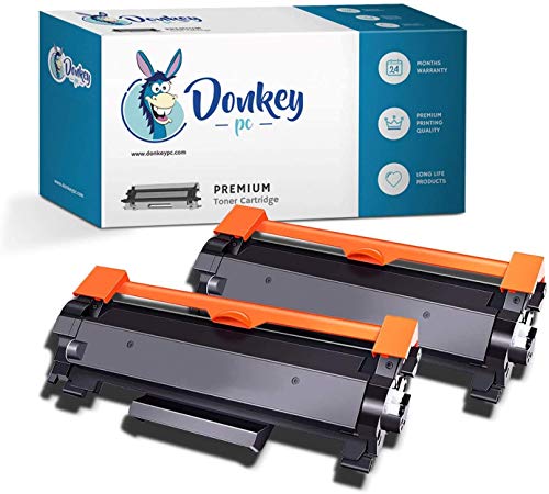 Donkey pc 2 X TN2420 kompatibel Brother Toner für HL-L2310D HL-L2350DW HL-L2370DN HL-L2375DW DCP-L2510D DCP-L2530DW DCP-L2550DN MFC-L2710DW MFC-L2730DW MFC-L2750DW von Donkey pc