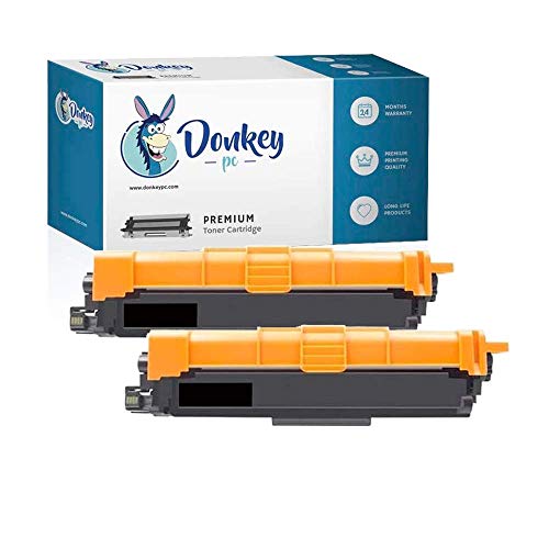 Donkey pc - 2 x TN247BK TN-247BK TN243BK TN-243BK kompatibler Brother Toner für HL-L3210CW HL-L3230CDW HL-L3270CDW MFC-L3710CDW MFC-L3750CDW MFC-L3770CDW MFC-L3730CDW DCP-L3510CDW 6.000 Seiten von Donkey pc