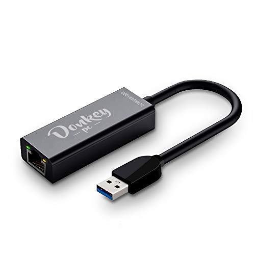 Donkey pc USB 3.0 auf Gigabit Ethernet Adapter USB Ethernet 10/100/1000 für PC, Geräte mit Windows und Mac, Linux und Android von Donkey pc