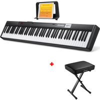 DONNER DEP-1 Digitalpiano, Klavier + X-Förmig Klavierhocker von Donner Music - DE