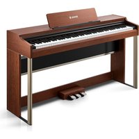 Donner DDP-200 PRO 88 Tasten Hammertastatur gewichtetes Digitalpiano Standard, Dunkelbraun / Klavier von Donner Music - DE