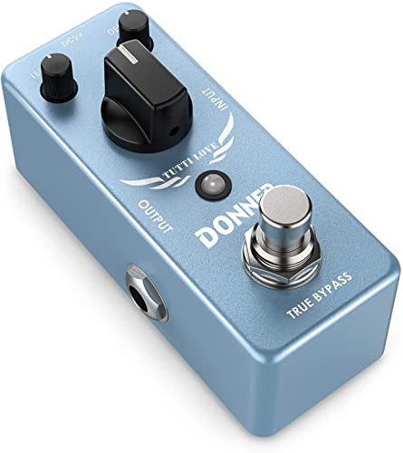 Donner Chorus Pedal, Tutti Love Analoges Chorus Gitarrenpedal für E-Gitarre und Bass True Bypass von Donner