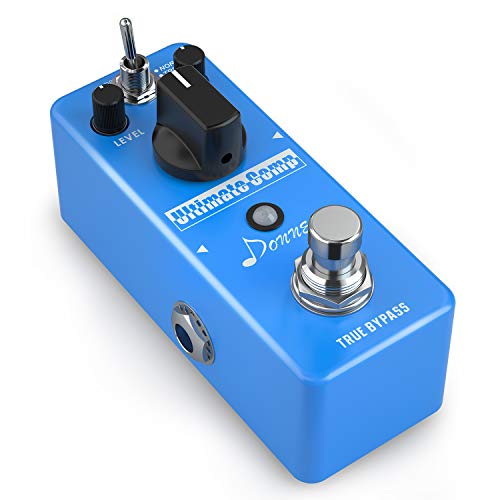 Donner Compressor Pedal, Ultimate Comp 2 Modi Compression Effect Pedal Pure Analog für E-Gitarre und Bass True Bypass von Donner