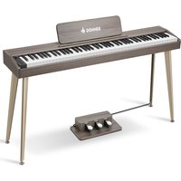 Donner DDP-60 Digitalpiano - Grau-Braun / Piano von Donner