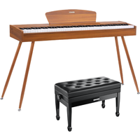 Donner DDP-80 Holzstil 88 Tasten Digitalpiano, Natürlich 【Akustische Aufrüstung】 / Piano + Duet höhenverstellbare Bank Donner DDP-80 Holzstil 88 Tasten Digitalpiano, Natürlich 【Akustische Aufrüstung】 / Piano + Duet höhenverstellbare Bank von Donner