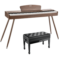 Donner DDP-80 Holzstil 88 Tasten Digitalpiano, Walnut / Piano + Duet höhenverstellbare Bank Donner DDP-80 Holzstil 88 Tasten Digitalpiano, Walnut / Piano + Duet höhenverstellbare Bank von Donner