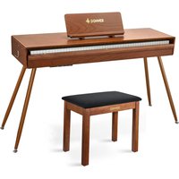 Donner DDP-80 Pro Digitalpiano Retro-Ästhetisches, Piano + Brauner Klavierbank Donner DDP-80 Pro Digitalpiano Retro-Ästhetisches, Piano + Brauner Klavierbank von Donner