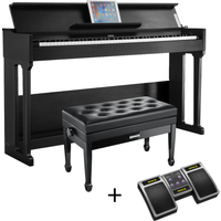 Donner DDP-90 Home Digitalpiano mit 88 Tasten, Piano + Duet höhenverstellbare Bank + Page Turner Donner DDP-90 Home Digitalpiano mit 88 Tasten, Piano + Duet höhenverstellbare Bank + Page Turner von Donner