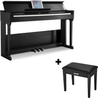 Donner DDP-90 Home Digitalpiano mit 88 Tasten, Piano + Klavierhocker von Donner