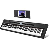 Donner DEP-20 Digitalpiano 88 vollgewichtete Tasten mit Hammermechanik - DEP-20 E-Piano von Donner