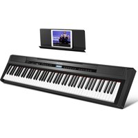 Donner DEP-20 Digitalpiano 88 vollgewichtete Epiano Keyboard mit Hammermechanik, DEP-20 E-Piano von Donner