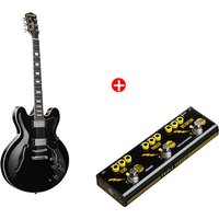 Donner DJP-1000 Jazz-E-Gitarre, DJP-1000D / Gitarre + JW Pedal von Donner