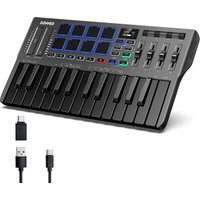 Donner DMK-25 Pro MIDI Keyboard Controller 25 Tasten tragbar USB MIDI von Donner