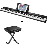 Donner DP-10 Digitalpiano Faltbares Tragbares Klavier, Digitalpiano + Klavierhocker Donner DP-10 Digitalpiano Faltbares Tragbares Klavier, Digitalpiano + Klavierhocker von Donner