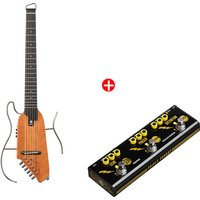 Donner HUSH-I Tragbare Reisegitarre Leise Leichtgewicht, Mahagoni / Gitarre + JW Pedal Donner HUSH-I Tragbare Reisegitarre Leise Leichtgewicht, Mahagoni / Gitarre + JW Pedal von Donner