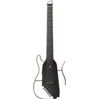 Donner HUSH-I Tragbare Reisegitarre Leise Leichtgewicht, Schwarz / Gitarre von Donner