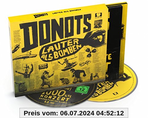 Lauter als Bomben (Limitierte Deluxe Edition mit CD + Live DVD im Digipak) von Donots