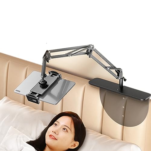 Donubiiu Ausziehbarer, versteckter Telefon-/Tablet-Halter am Bett,Hidden Bedside Phone Tablet Holder Retractable,Insertable Slit and Clip-On Cell Phone Tablet Holder (Concealed,Universal) von Donubiiu