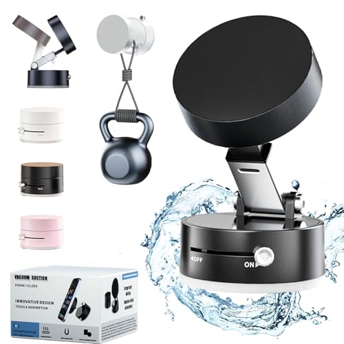 Donubiiu Magmount V2 - Magmount Handyhalterung,Magnetomount Magnetische Handyhalterung Extrastark,Magnetic Vacuum Phone Holder (Black) von Donubiiu