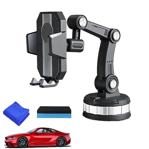 Donubiiu Phizeza Universal Phone Mount, New Robot Arm Large Truck Car Phone Holder, Suction Cup Mobile Phone Bracket, Phone Mount for Car Center Console Stack Super Adsorption Phone Holder (1Pc) von Donubiiu