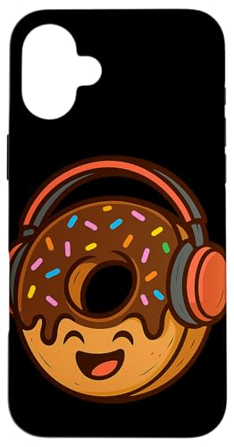 Lustiges Donut-Kostüm mit Kopfhörern für Jungen und Mädchen Hülle für iPhone 16 Plus Lustiges Donut-Kostüm mit Kopfhörern für Jungen und Mädchen Hülle für iPhone 16 Plus von Donut Headphones