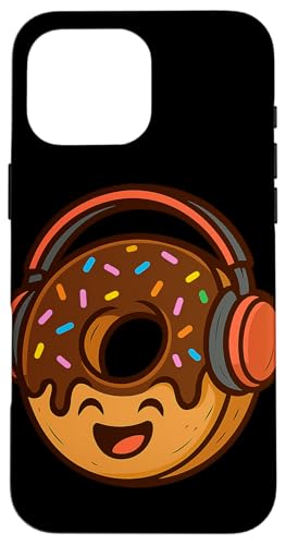 Lustiges Donut-Kostüm mit Kopfhörern für Jungen und Mädchen Hülle für iPhone 16 Pro Max Lustiges Donut-Kostüm mit Kopfhörern für Jungen und Mädchen Hülle für iPhone 16 Pro Max von Donut Headphones