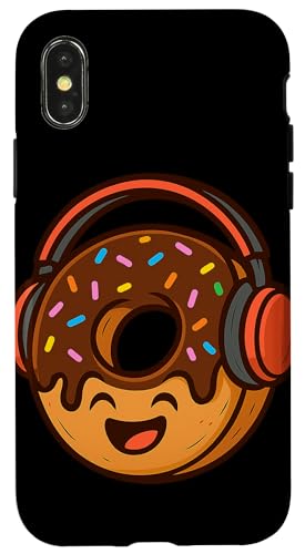 Lustiges Donut-Kostüm mit Kopfhörern für Jungen und Mädchen Hülle für iPhone X/XS Lustiges Donut-Kostüm mit Kopfhörern für Jungen und Mädchen Hülle für iPhone X/XS von Donut Headphones