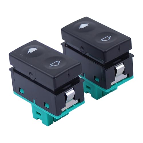 Fensterheber Schalter Schiebedachschalter Fensterschalter Druckknopf Schiebedach Steuerschalter Fenster Taste schwarz vorne links und rechts für 3er E36 Cabrio E36 Compact E36 Coupe E36 Touring Z3 E36 von Doo Engy