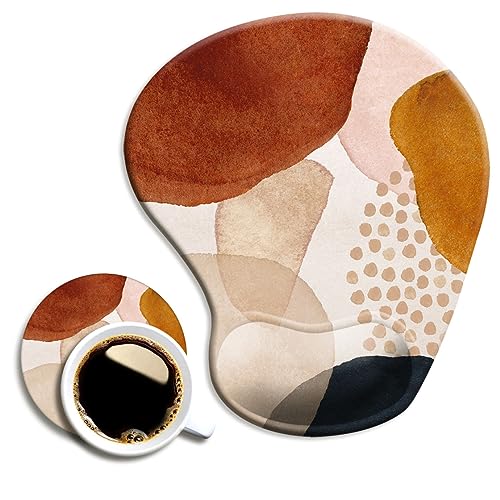 DOOKE Ergonomisches Mauspad mit Handgelenkstütze und Untersetzer, Mauspads mit rutschfester PU-Basis für Zuhause, Büro, Arbeit, Studium, einfaches Tippen und Schmerzlinderung, ästhetische Kunst DOOKE Ergonomisches Mauspad mit Handgelenkstütze und Untersetzer, Mauspads mit rutschfester PU-Basis für Zuhause, Büro, Arbeit, Studium, einfaches Tippen und Schmerzlinderung, ästhetische Kunst von Dooke