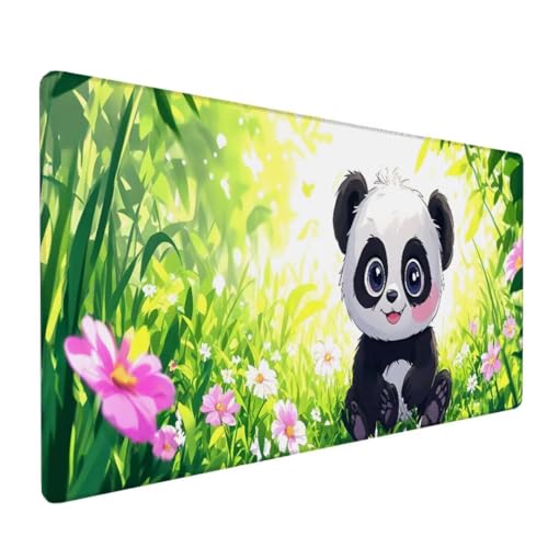 Mauspad XXL, Mauspad Niedlich Mauspad Groß Schreibtischunterlage, Mauspad Gaming Panda, WassXerdicht Mouse Pad, Genähte Kanten Mit Anti-Rutsch-Gummiboden für Home Office, Geschenke 600x400x3mm DY-397 Mauspad XXL, Mauspad Niedlich Mauspad Groß Schreibtischunterlage, Mauspad Gaming Panda, WassXerdicht Mouse Pad, Genähte Kanten Mit Anti-Rutsch-Gummiboden für Home Office, Geschenke 600x400x3mm DY-397 von Doontiny