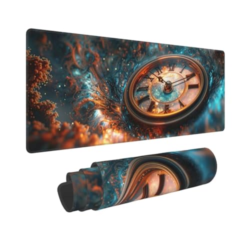 Gaming Mauspad XXL 1000x500x3mm Astronomische Uhr Mousepad Vernähte Kanten Wasserdicht Anti-Rutsch für PC, Laptop Multifunktionales Schreibtischunterlage Verbessert Präzision und Geschwindigkei W-643 Gaming Mauspad XXL 1000x500x3mm Astronomische Uhr Mousepad Vernähte Kanten Wasserdicht Anti-Rutsch für PC, Laptop Multifunktionales Schreibtischunterlage Verbessert Präzision und Geschwindigkei W-643 von Dooqon