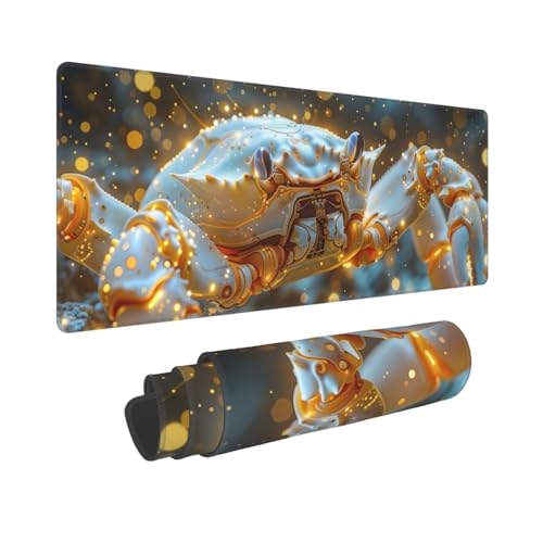 Gaming Mauspad XXL 600x300x3mm Krabbe Mousepad Groß Vernähte Kanten Wasserdicht Anti-Rutsch für PC, Laptop Multifunktionales Schreibtischunterlage Verbessert Präzision und Geschwindigkei W-552 Gaming Mauspad XXL 600x300x3mm Krabbe Mousepad Groß Vernähte Kanten Wasserdicht Anti-Rutsch für PC, Laptop Multifunktionales Schreibtischunterlage Verbessert Präzision und Geschwindigkei W-552 von Dooqon