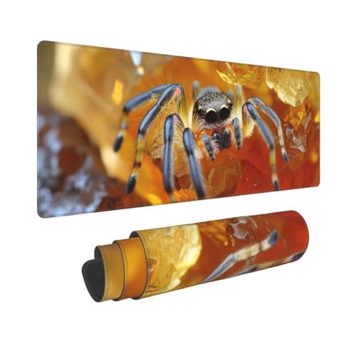 Gaming Mauspad XXL 600x400x3mm Spinne Mousepad Groß Vernähte Kanten Wasserdicht Anti-Rutsch für PC, Laptop Multifunktionales Schreibtischunterlage Verbessert Präzision und Geschwindigkei W-752 Gaming Mauspad XXL 600x400x3mm Spinne Mousepad Groß Vernähte Kanten Wasserdicht Anti-Rutsch für PC, Laptop Multifunktionales Schreibtischunterlage Verbessert Präzision und Geschwindigkei W-752 von Dooqon