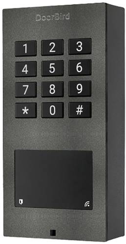 DoorBird 423872219 Code-Tastatur mit RFID Aufputz IP65 mit beleuchteter Tastatur von DoorBird