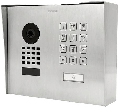 DoorBird D1101KH Modern IP-Video-Türsprechanlage LAN Außeneinheit Edelstahl V2A (gebürstet) von DoorBird