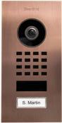 DoorBird D1101V Edelstahl V4A, gebürstet, Bronze - Optik (42386743) von DoorBird